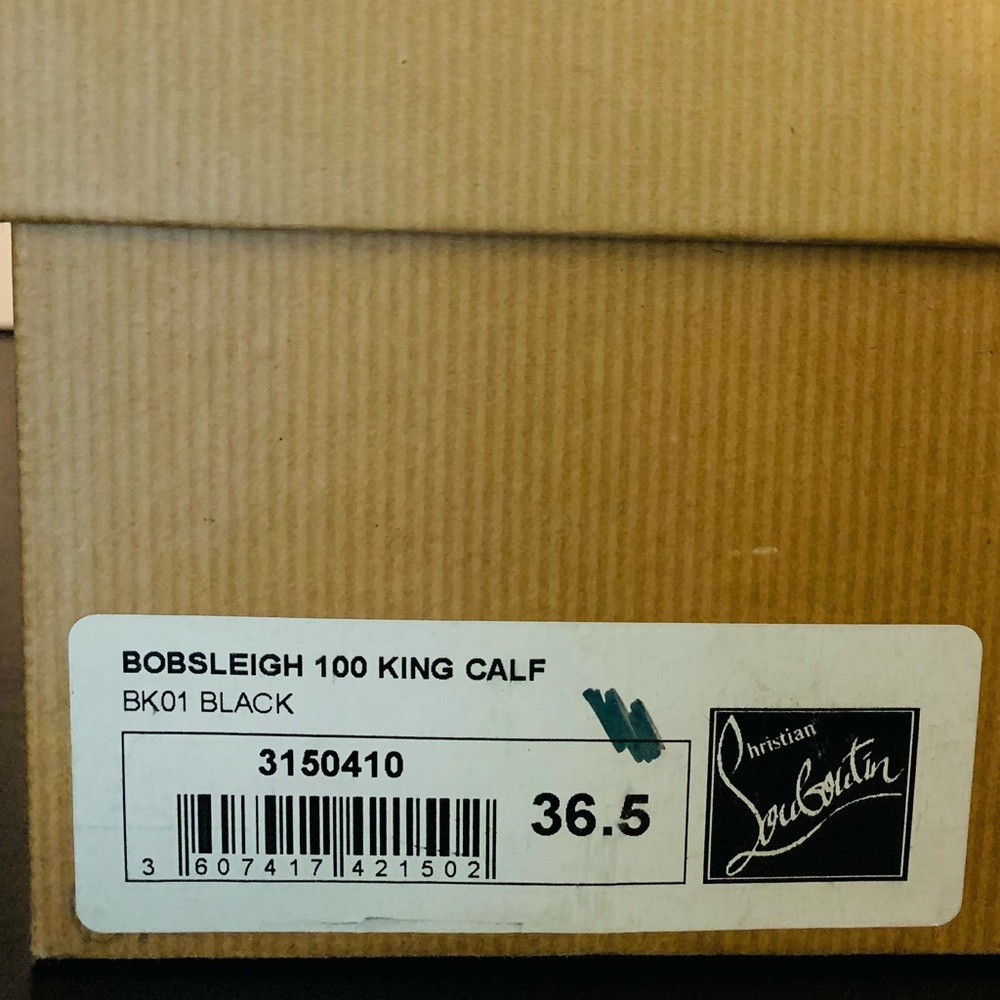 Christian Louboutin Bobsleigh 100 King Boots 36.5 - Picture 4 of 4